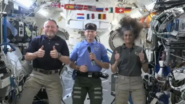 FOR NASA ASTRONAUTS ON A 10-DAY SPACE MISSION THAT LASTED 9 MONTHS, A LANDING DATE AT LAST