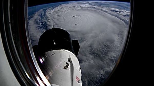 DRAGON'S-EYE VIEW: ASTRONAUT CAPTURES AMAZING SHOTS OF HURRICANE MILTON FROM SPACE