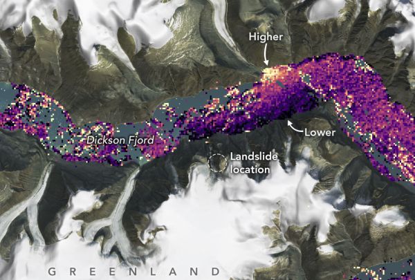 INTERNATIONAL SWOT SATELLITE SPOTS PLANET-RUMBLING GREENLAND TSUNAMI