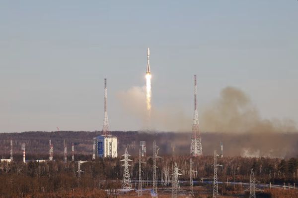 RUSSIA LAUNCHES SOYUZ ROCKET WITH DOZENS OF SATELLITES, INCLUDING TWO FROM IRAN