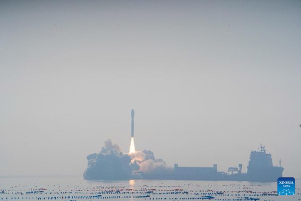 CHINA'S SMART DRAGON-3 ROCKET LAUNCHES SATELLITES FROM SEA